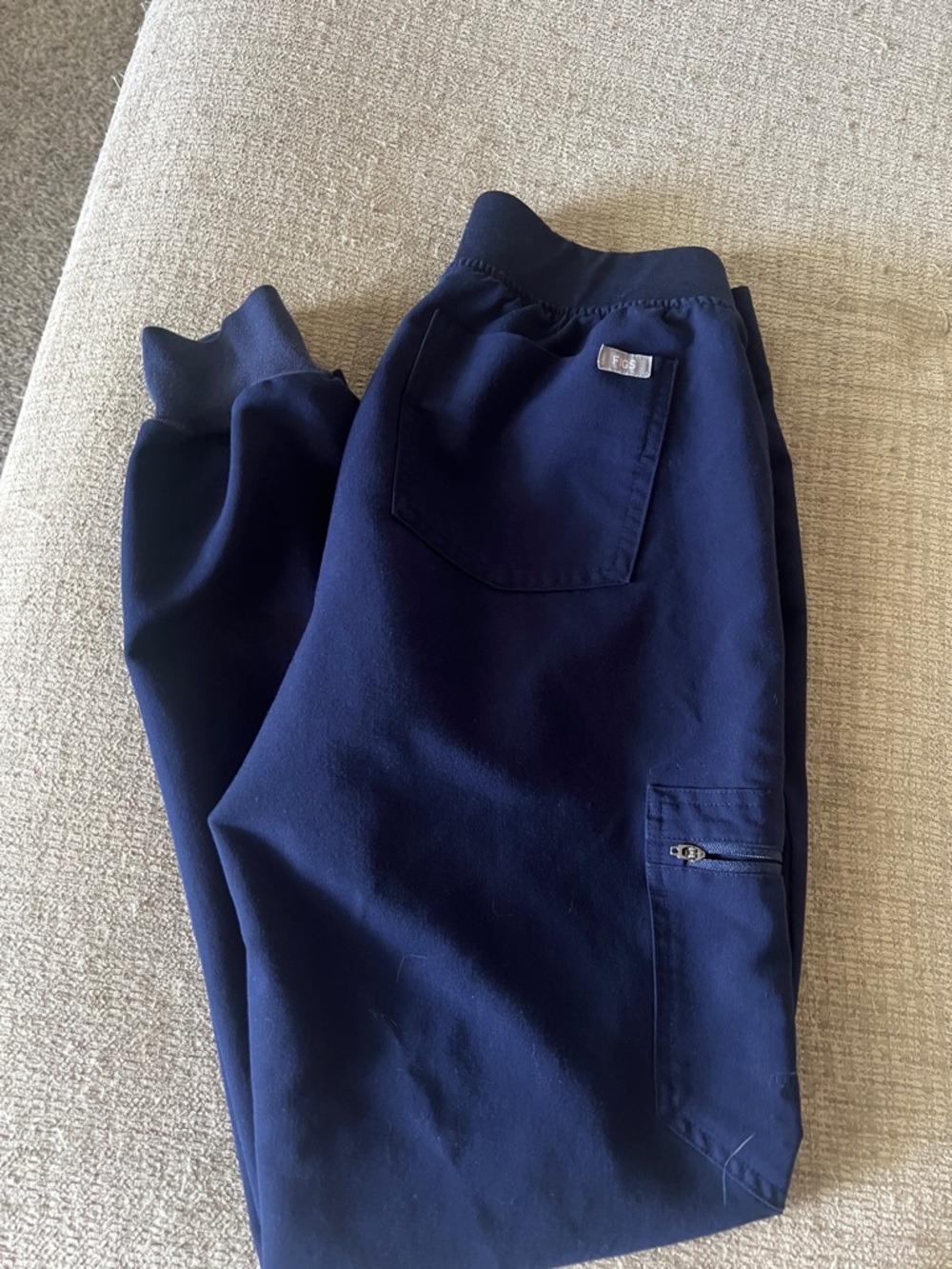 Women’s Figs Navy Blue Casual Drawstring Pants